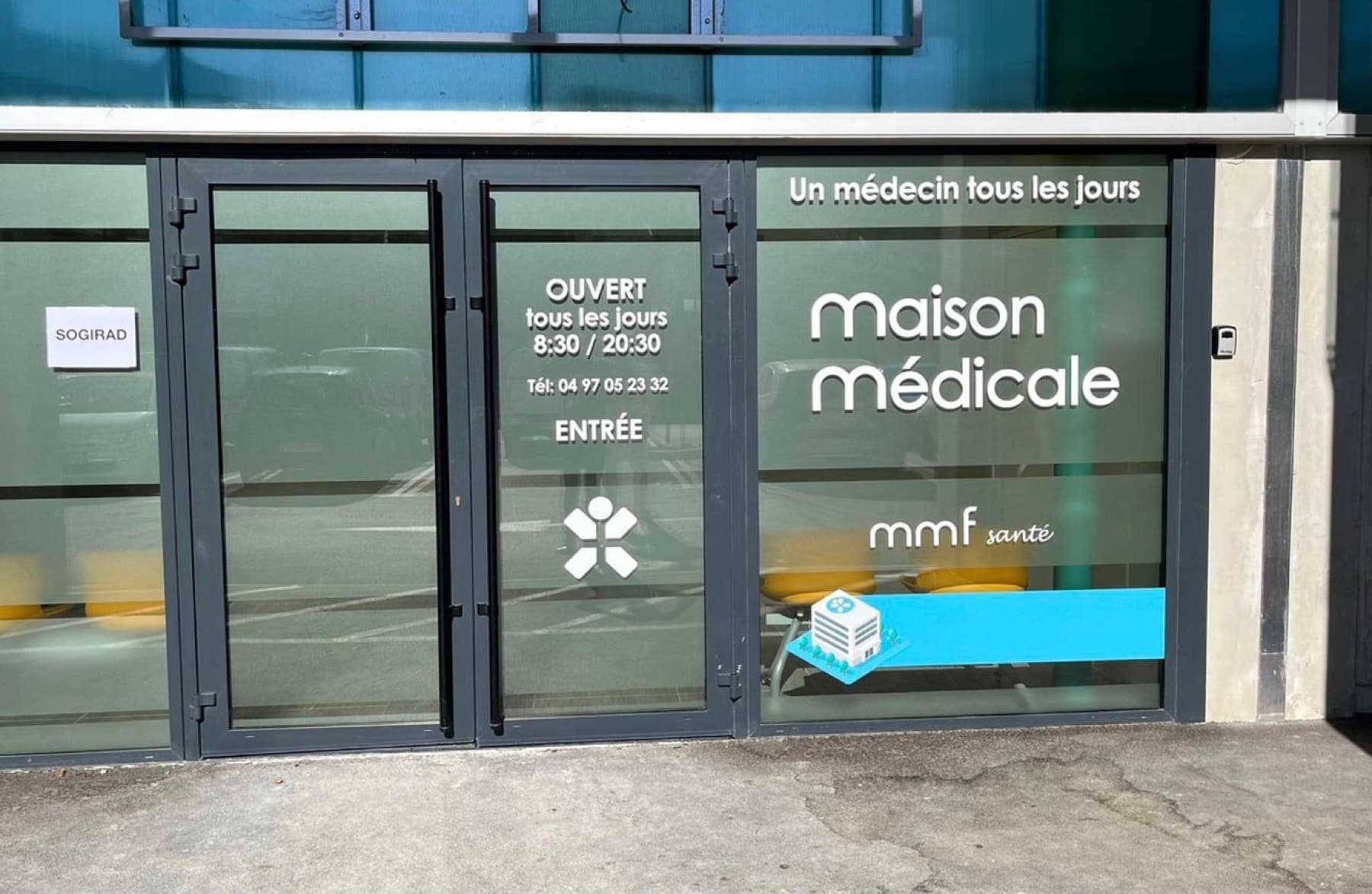 Vue d'un pôle de santé MMF à Grasse