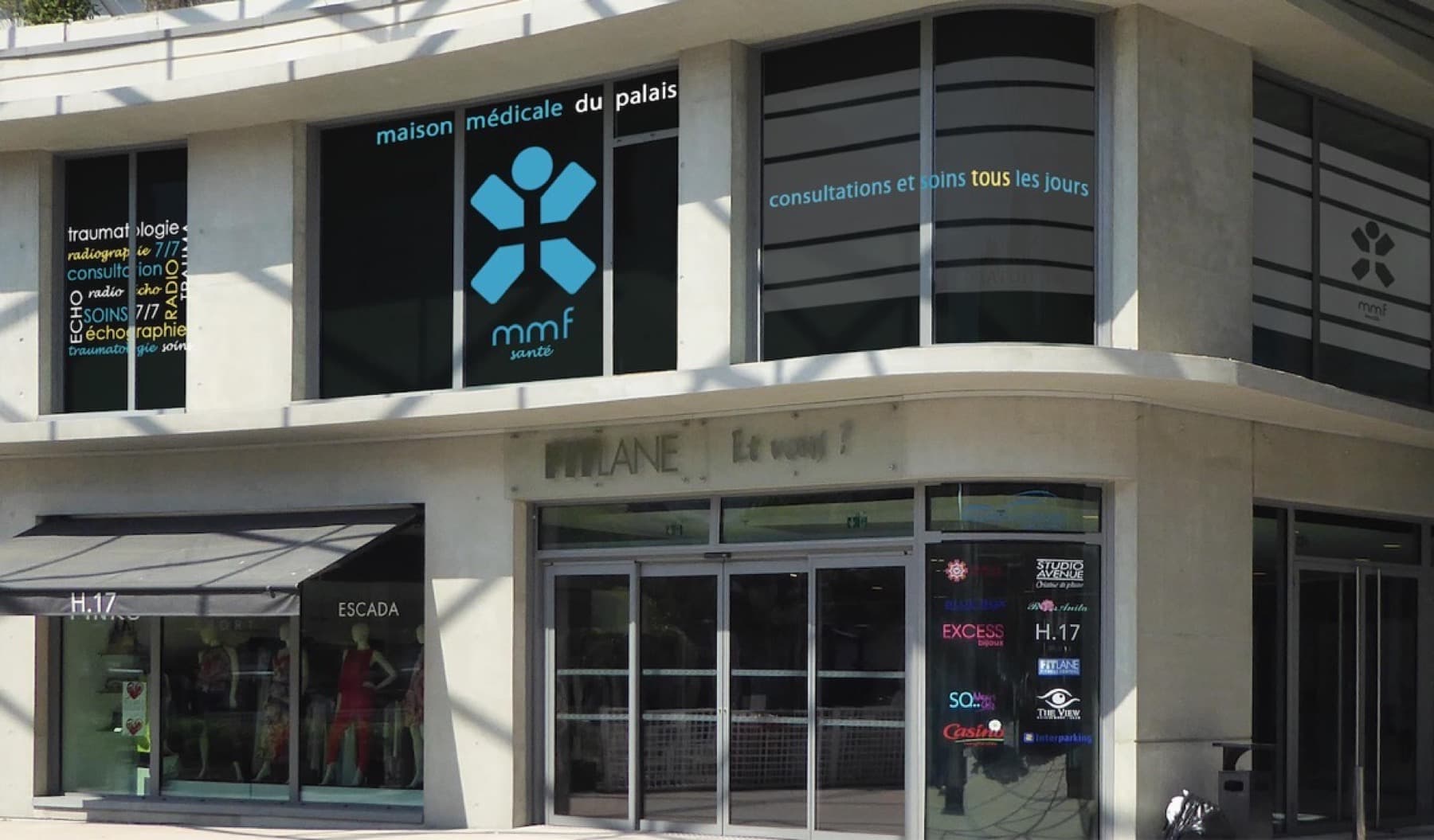 Vue d'un pôle de santé MMF à Juan-les-Pins