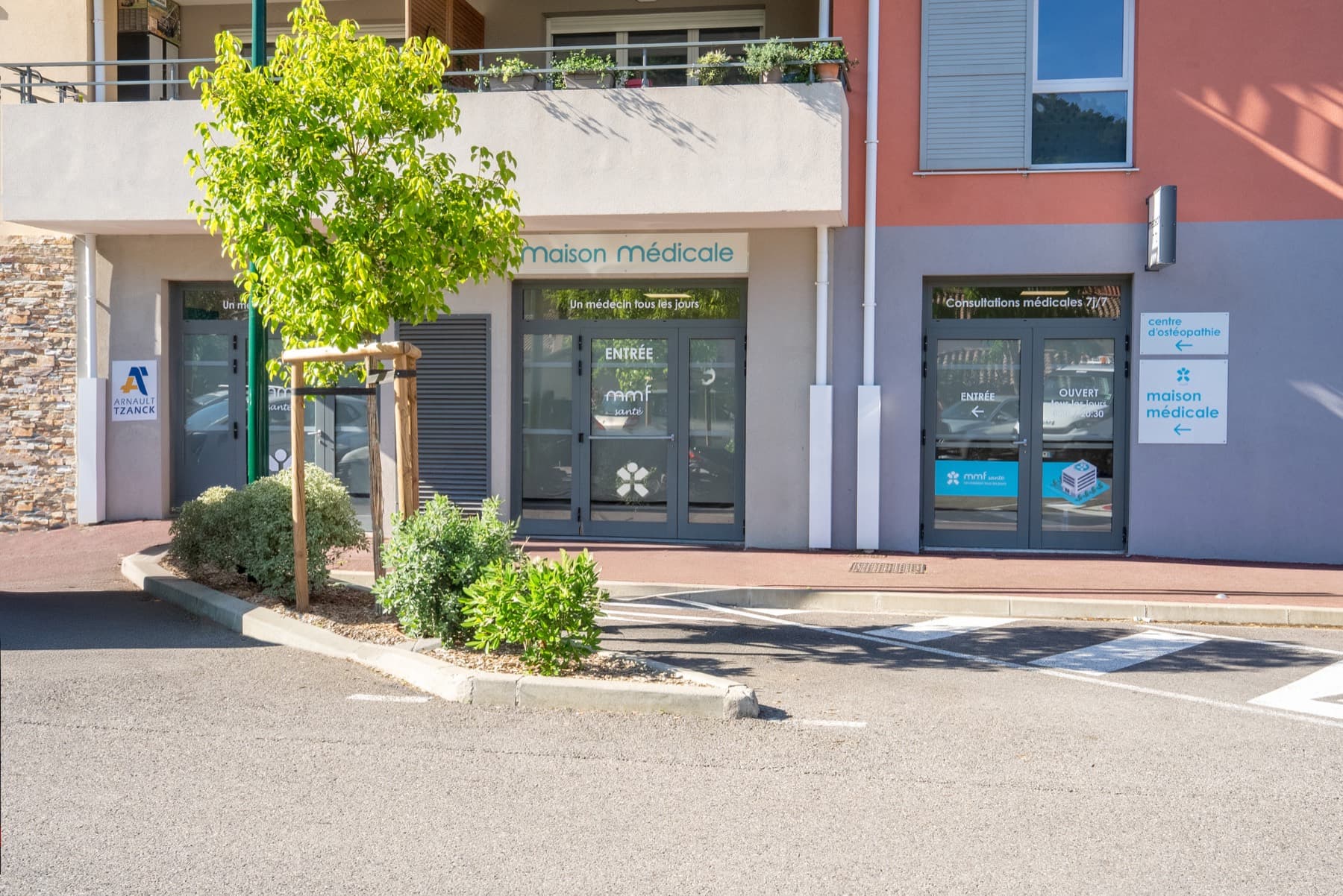 Vue d'un pôle de santé MMF à Saint-Martin-du-Var
